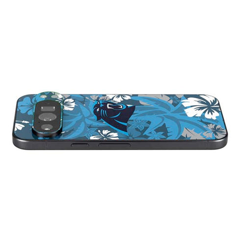 NFL Carolina Panthers Tropical Print Pixel 9 Pro XL Skin
